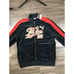 PUMA x FUBU Black Red Velvet Velour T7 Zipper Track Jacket 2XL