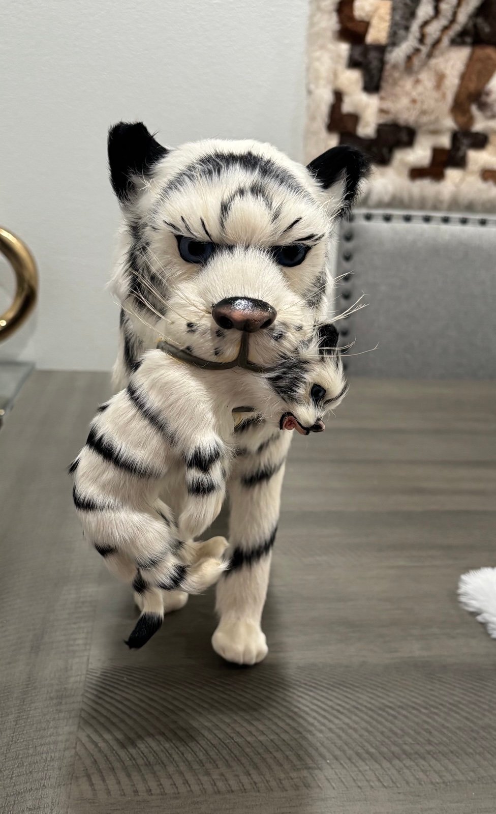 New Handmade Decoration Tiger with Baby