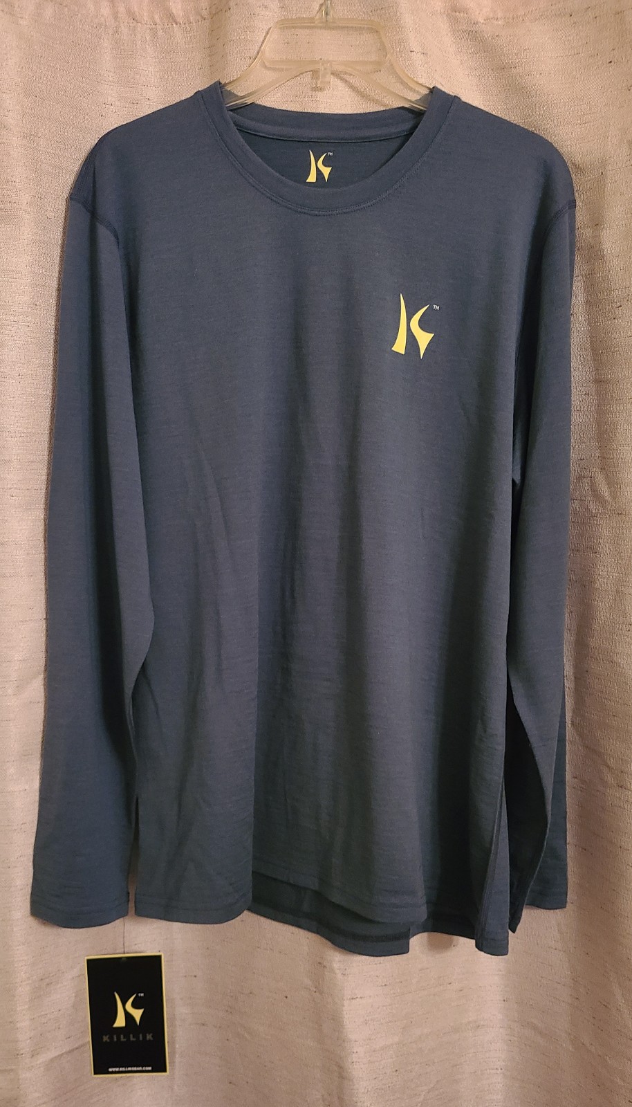 KILLIK Women's XL Merino Wool Base Layer in Slate Grey - NWT