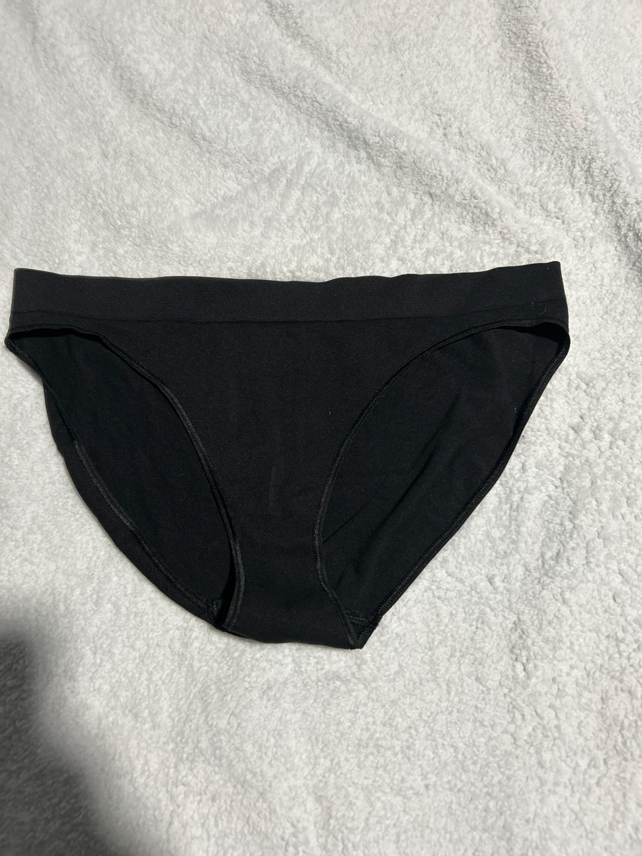 NWOT Old Navy Brand Womens Brief Panties SZ Large. Solid Black Design