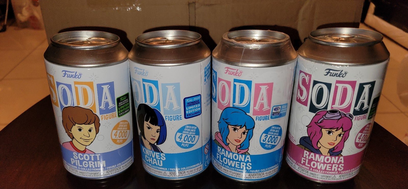 Scott Pilgrim Funko Soda Lot