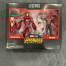 Marvel legends iron man and Iron Spider MCU 2 pack