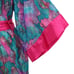 Vintage Victoria's Secret Gold Label Metallic Watercolor Floral Pink Satin Robe