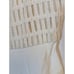 Piazza Sempione Ivory Textured Knit Bodice Flared Dress Made In Italy Size 48