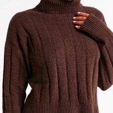 Meshki Cupid Long Sleeve Turtle Neck - Chocolate