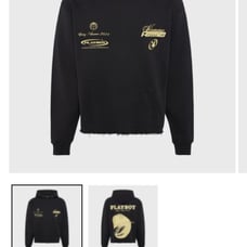 Homme Femme x Playboy collab hoodie (black) SIZE: XL ** NWT**