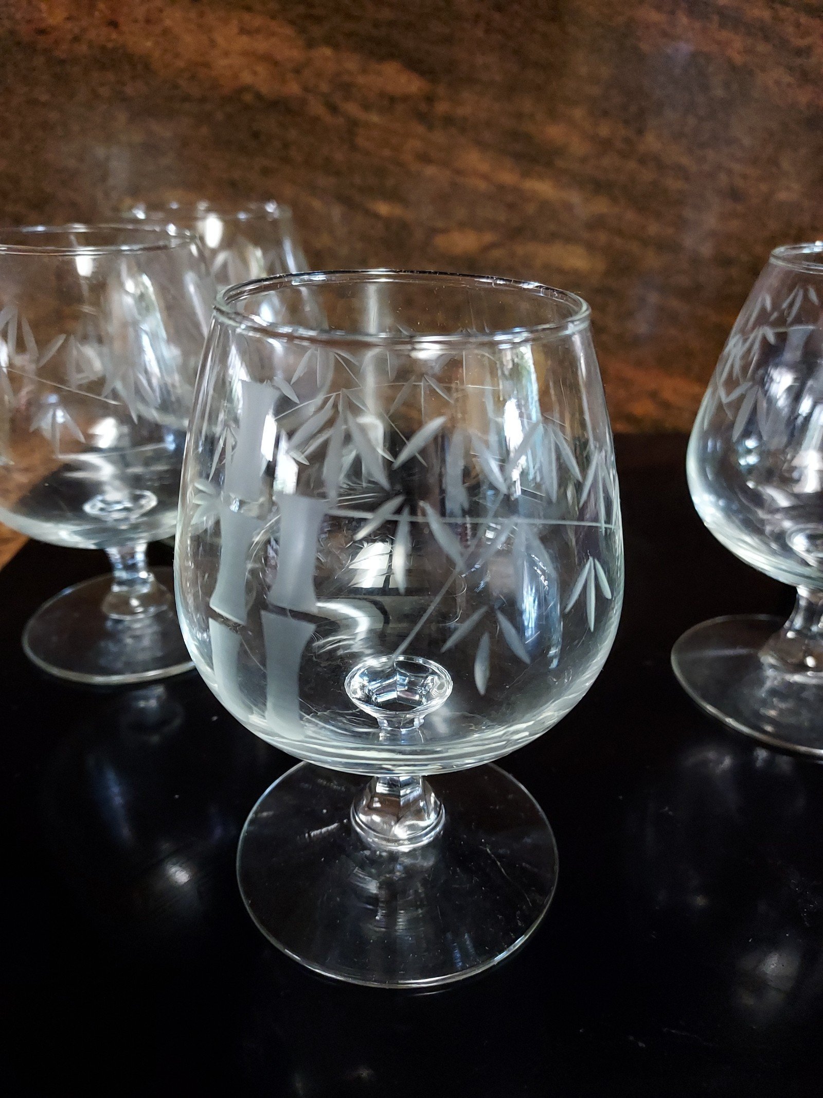 Noritake Bamboo Brandy Glasses set of 4