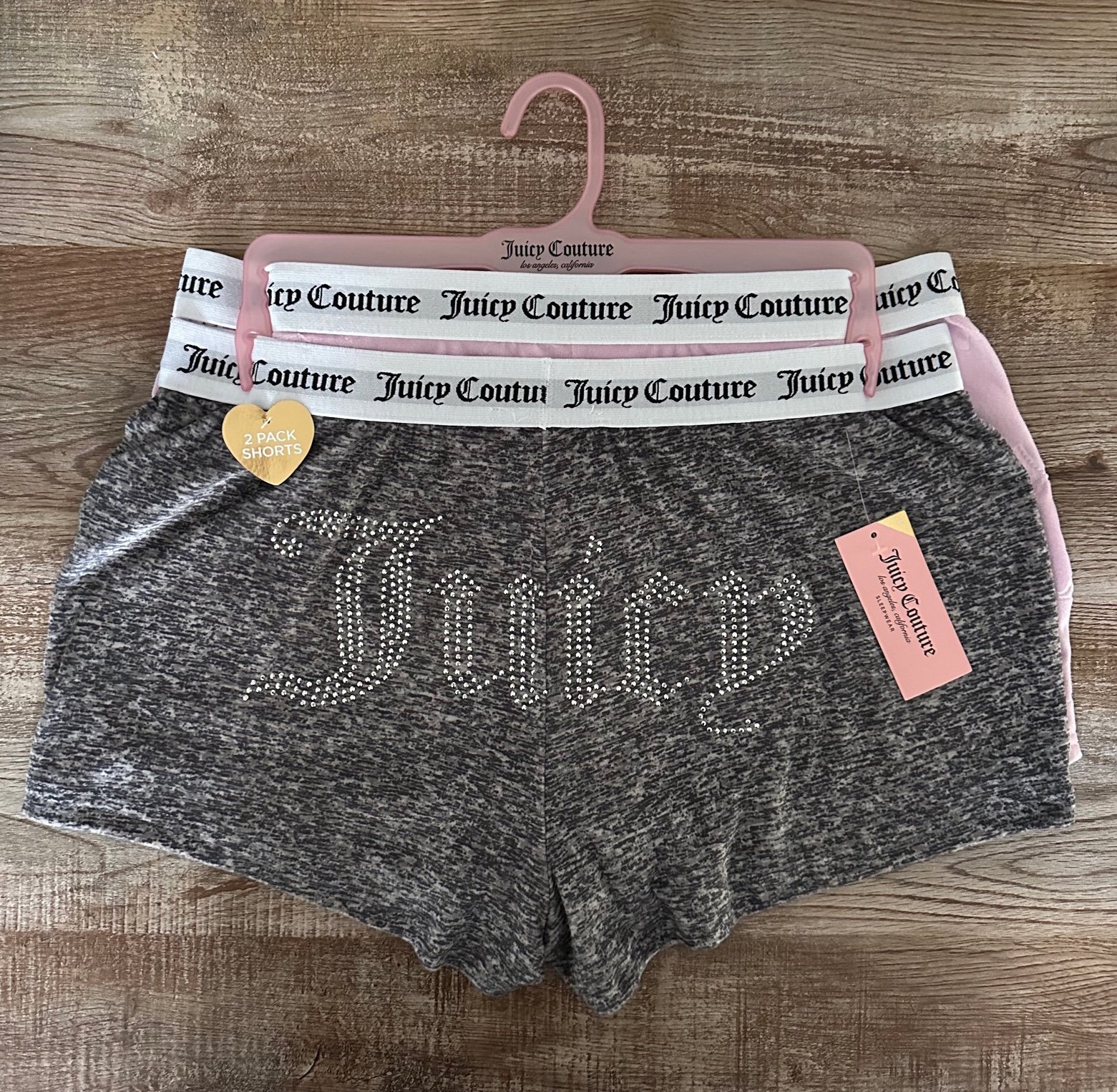 Juicy Couture 2PCK Velour Sleep Shorts