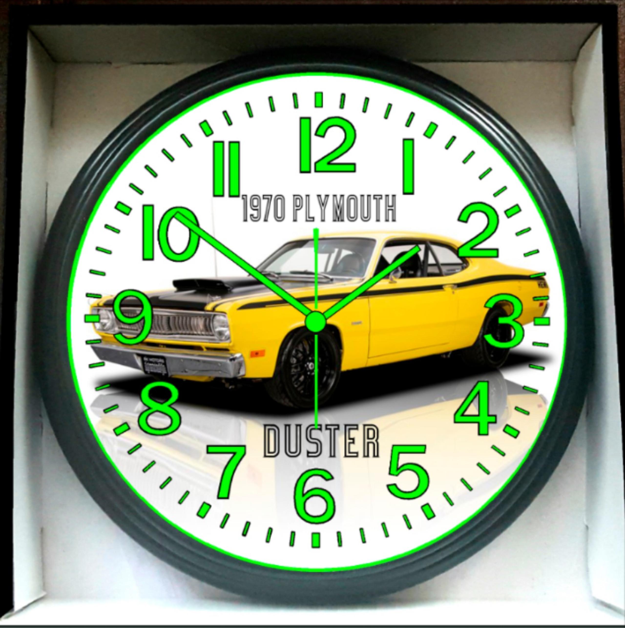 Glow In The Dark1970 Plymouth GTX Glow In The Dark Wall Clock New!