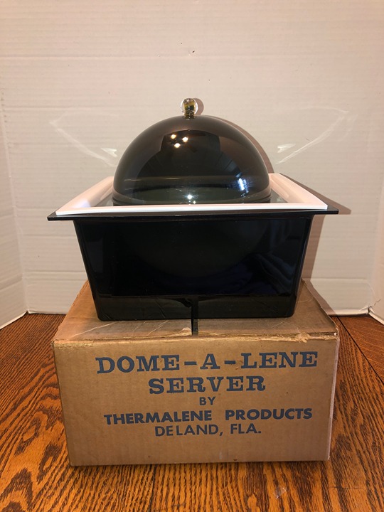 1960's Thermalene Products Dome-A-Lene 2 Quart Server/Ice Bucket Hot/Cold IOB