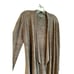 BAREFOOT DREAMS, CHIC LITE, BROWN, OPEN WATERFALL FRONT, LONG SWEATER.SIZE S/M