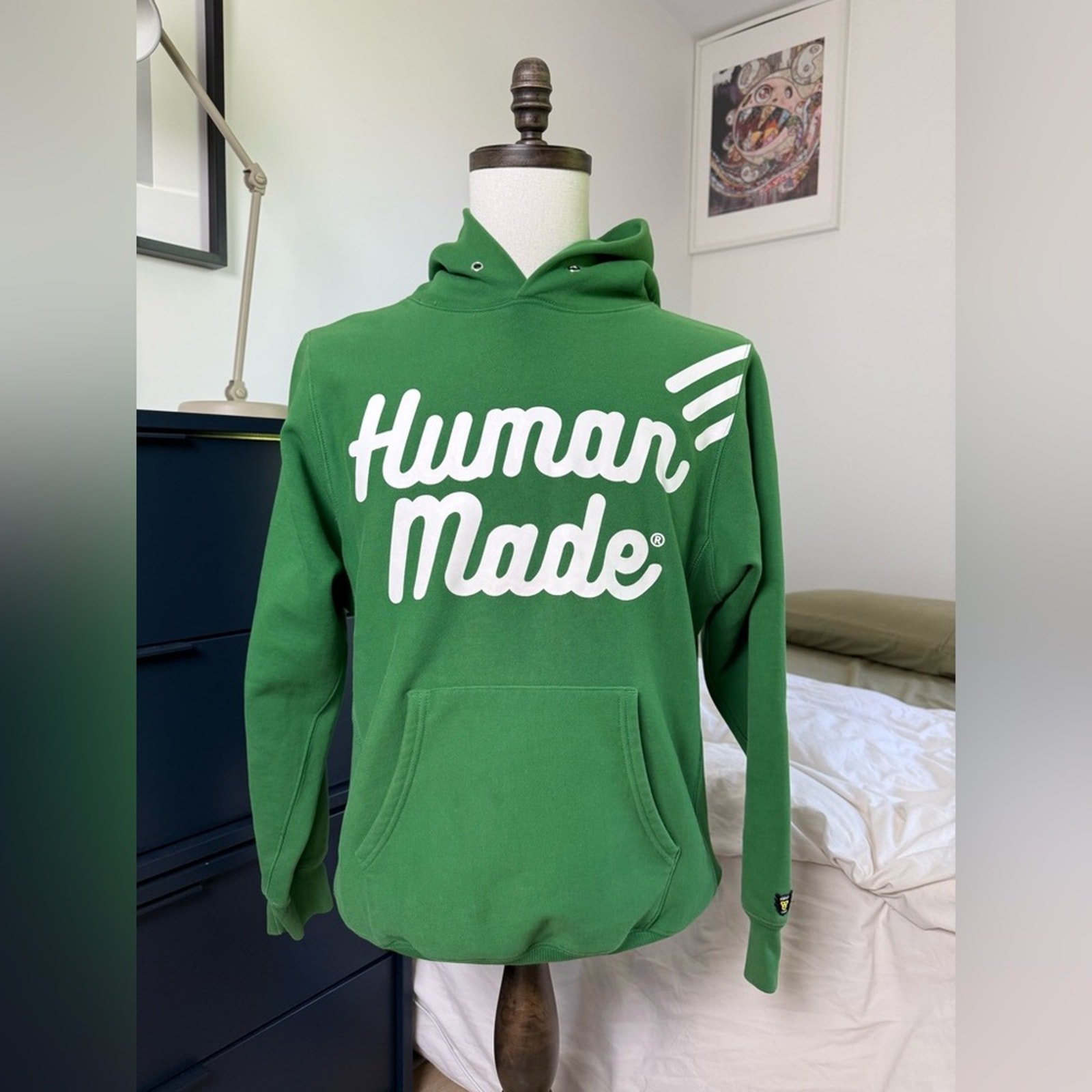 Human made green hoodie