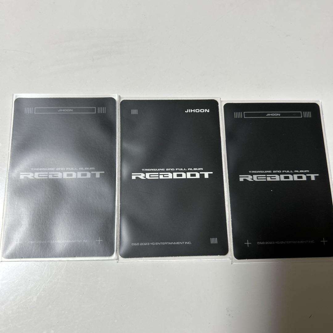 口豪奢 REBOOT Treasure Jihoon Mercari | 3 of Set Photocard K-POP・アジア