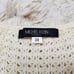 Brand new MICHEL KLEIN cable V-neck knit tunic 38 Ivory