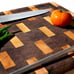 Handmade 12” X 16” End Grain Cutting Board -Walnut, Cherry, Maple