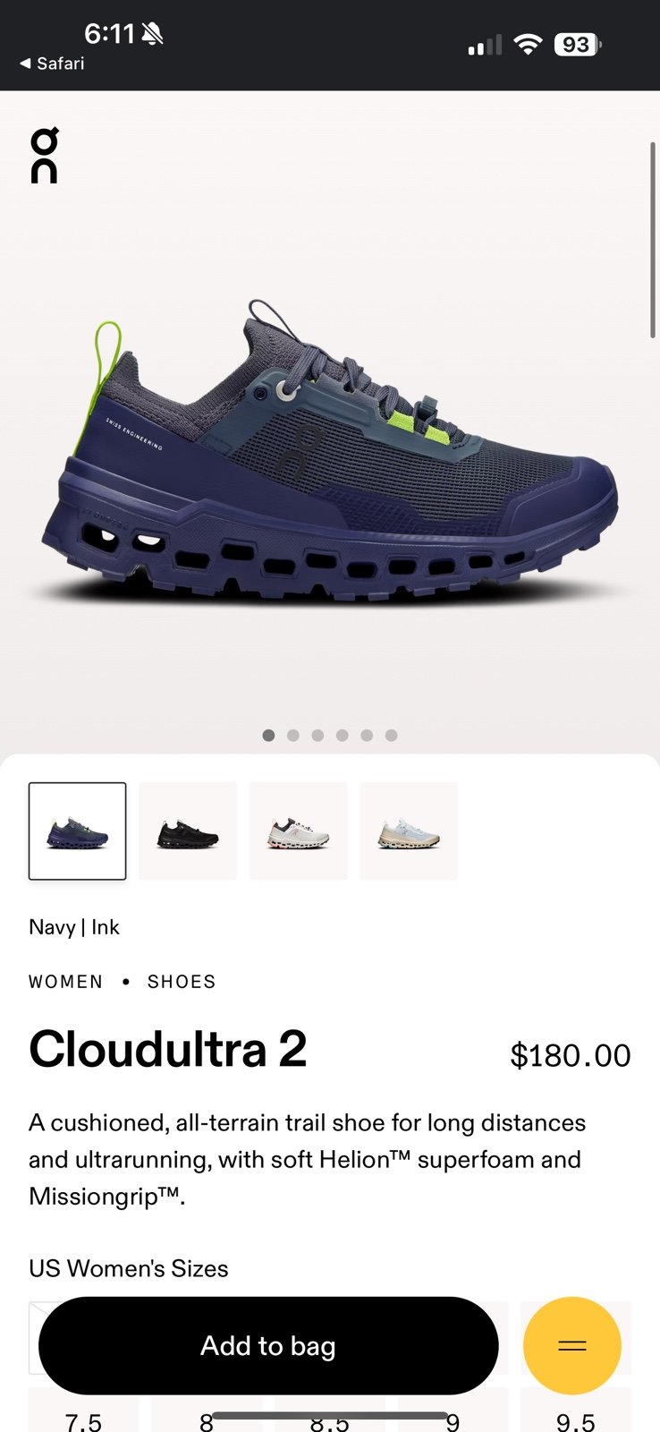 Women’s On Cloud ultra 2
