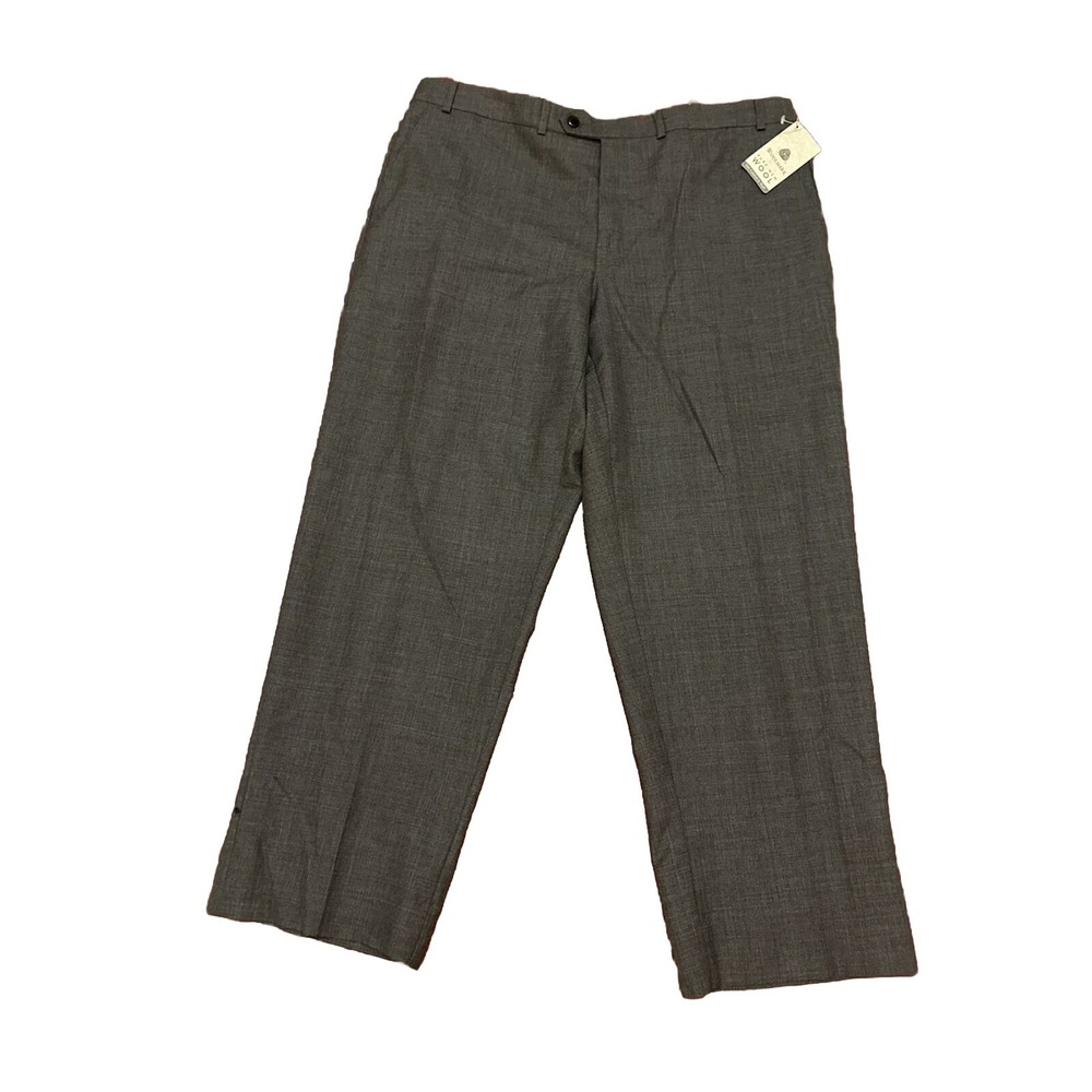 New Chaps by Ralph Lauren Men Dress Pants 100% Wool Grey Pick Sz 40/29