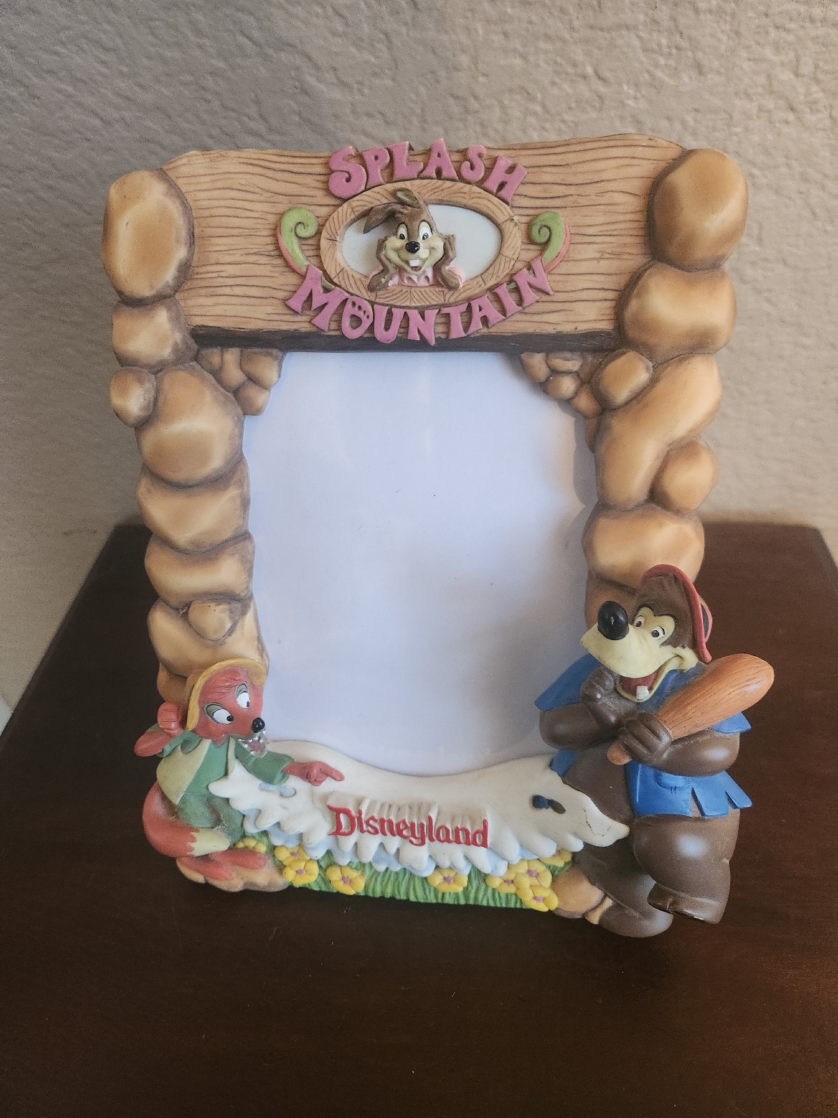 Walt Disney Splash Mountain Disneyland 3D Vintage Picture Frame Rare GUC $98