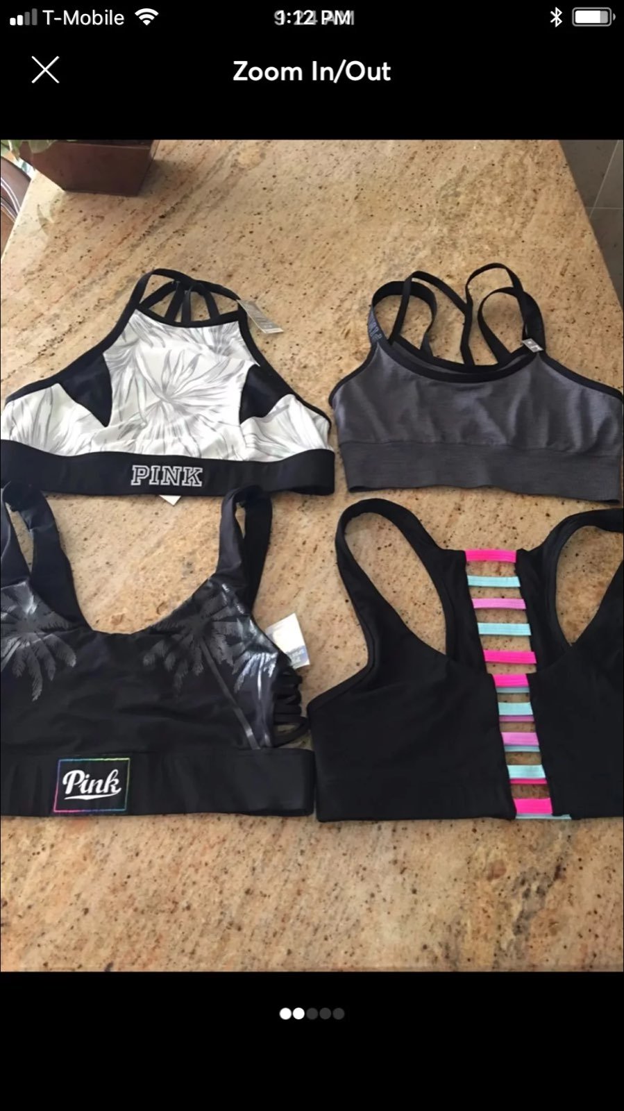 Victoria Secret Pink Sport Bras 4x53 M