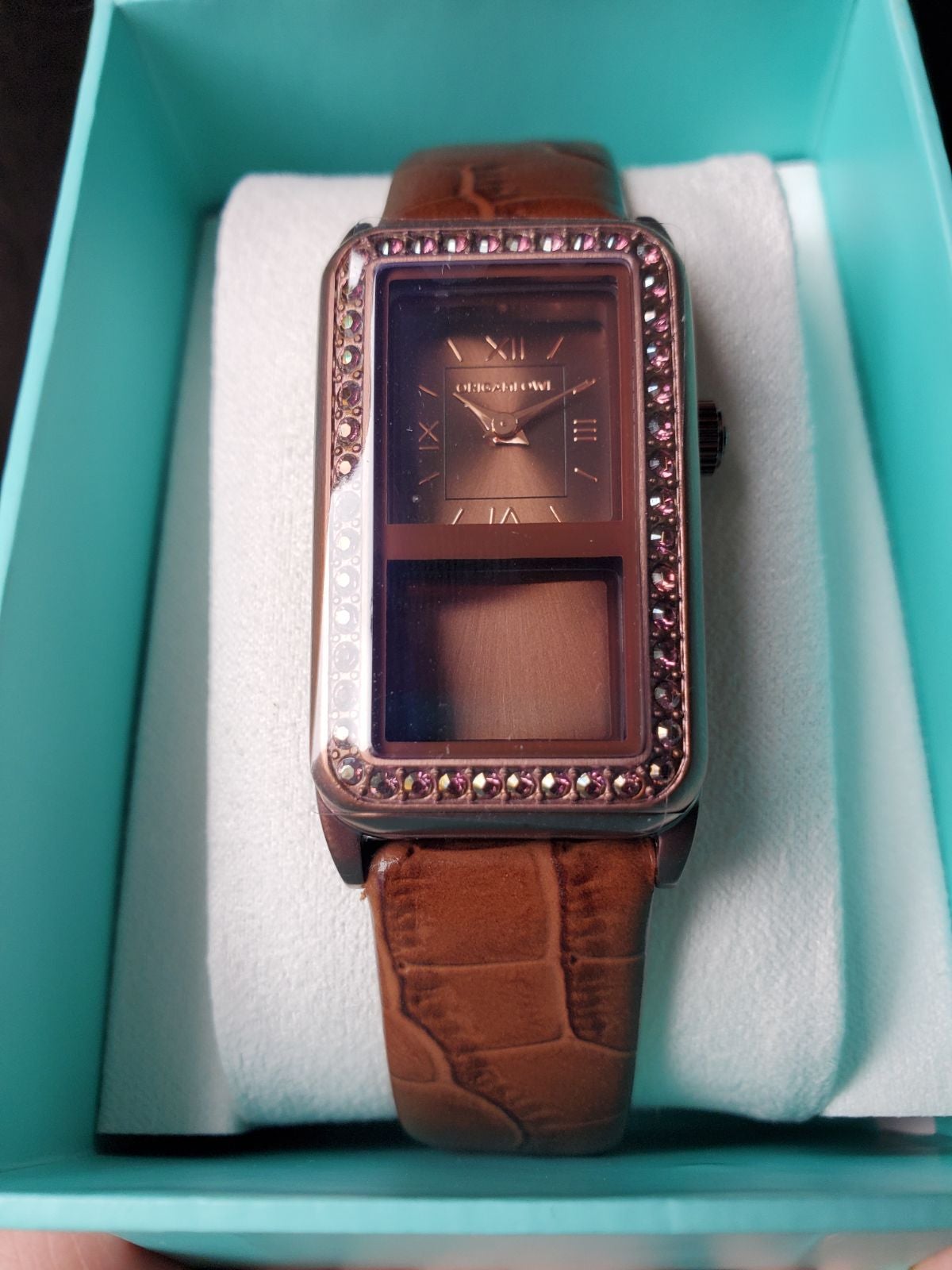 Origami Owl Storyteller Chocolate Watch