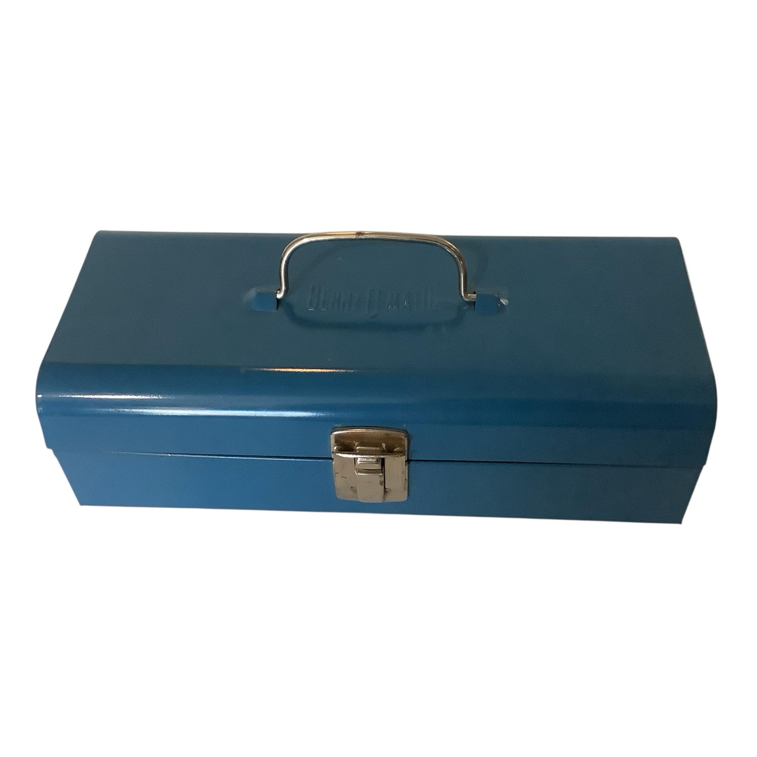 Bernzomatic Tackle/Tool Box Blue Approximately 11” x 5” x 3 1/4” Clean Condition