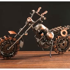 Vintage Metal Model Collector’s Motorcycle