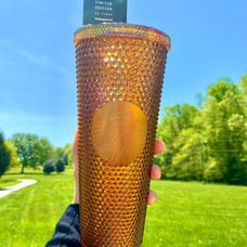 Starbucks gold bling Anniversary cup