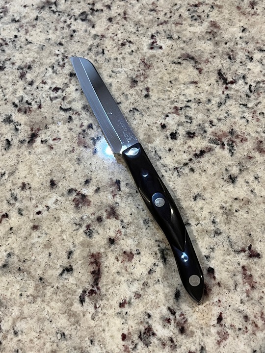 Cutco Santoku-Style Trimmer, Classic Handle #3721 - Factory Refurbished