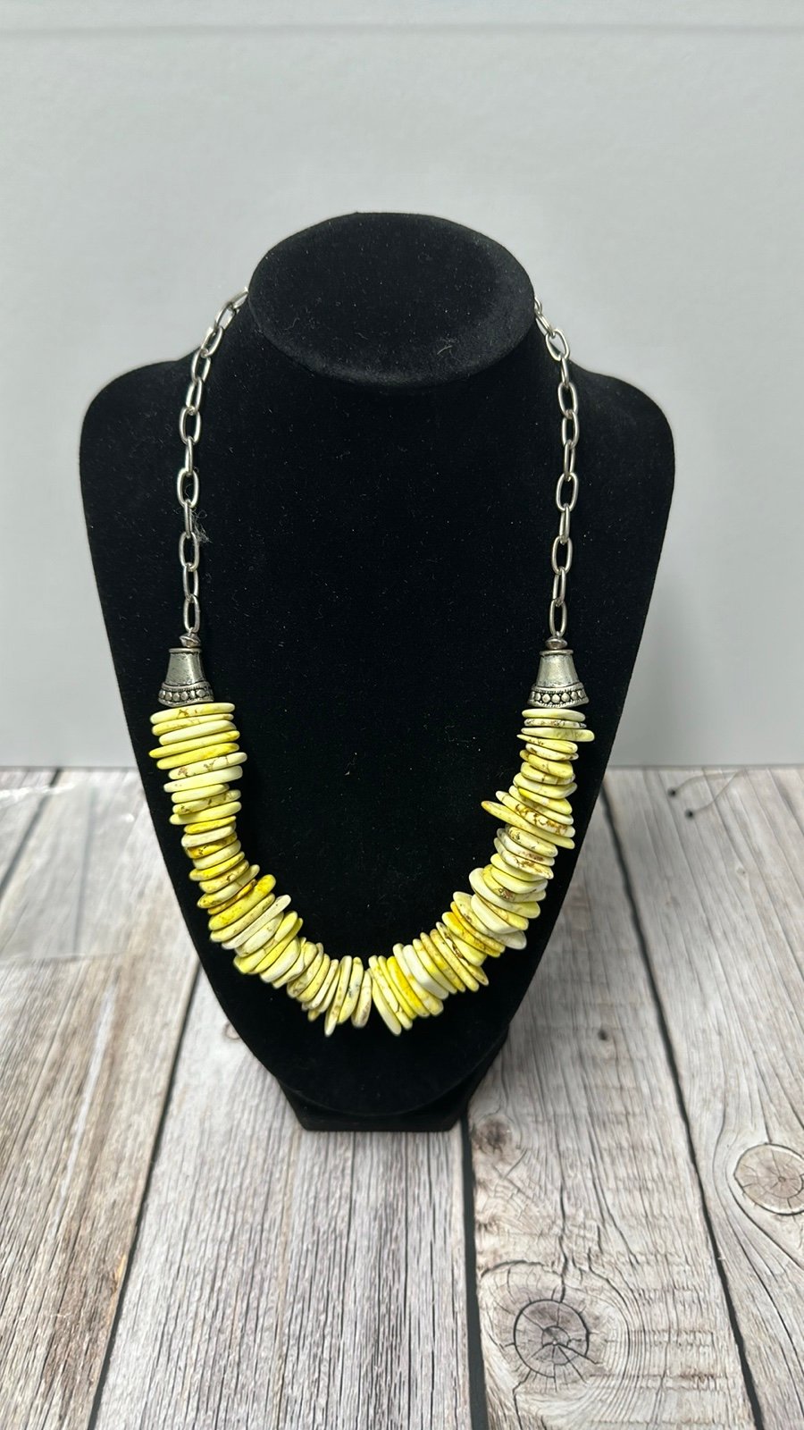 Unique Yellow Bone Necklace