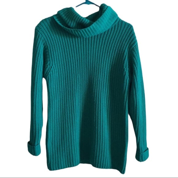 Teal Ellemenno Chunky Sweater