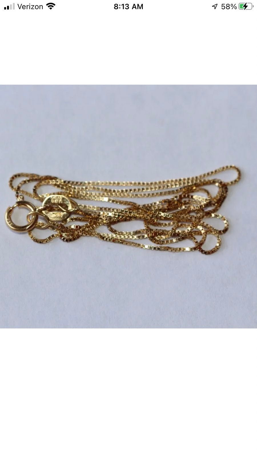 18K SOLID YELLOW GOLD CHAIN