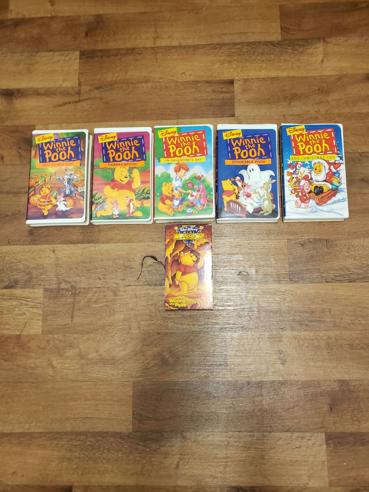 Winnie the Pooh VHS Tape Set