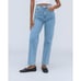 Everlane Womens Light Indigo Straight Leg Way High Jean Plus Size 34