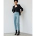 Everlane Womens Light Indigo Straight Leg Way High Jean Plus Size 34