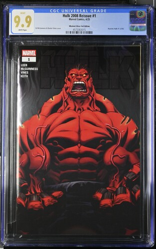 CGC 9.9: HULK 1 First Red Hulk Silver Foil LTD 600 Whatnot (2025)
