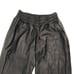 Muubaa Womens Black Embossed Lamb Leather Elastic Waist Jogger Pants Size 6