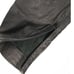 Muubaa Womens Black Embossed Lamb Leather Elastic Waist Jogger Pants Size 6