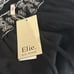 NWT ELIE TAHARI All Over Embroidered Cotton Beaded Tie Wide Leg Pant Small