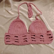 Handmade crochet festival top