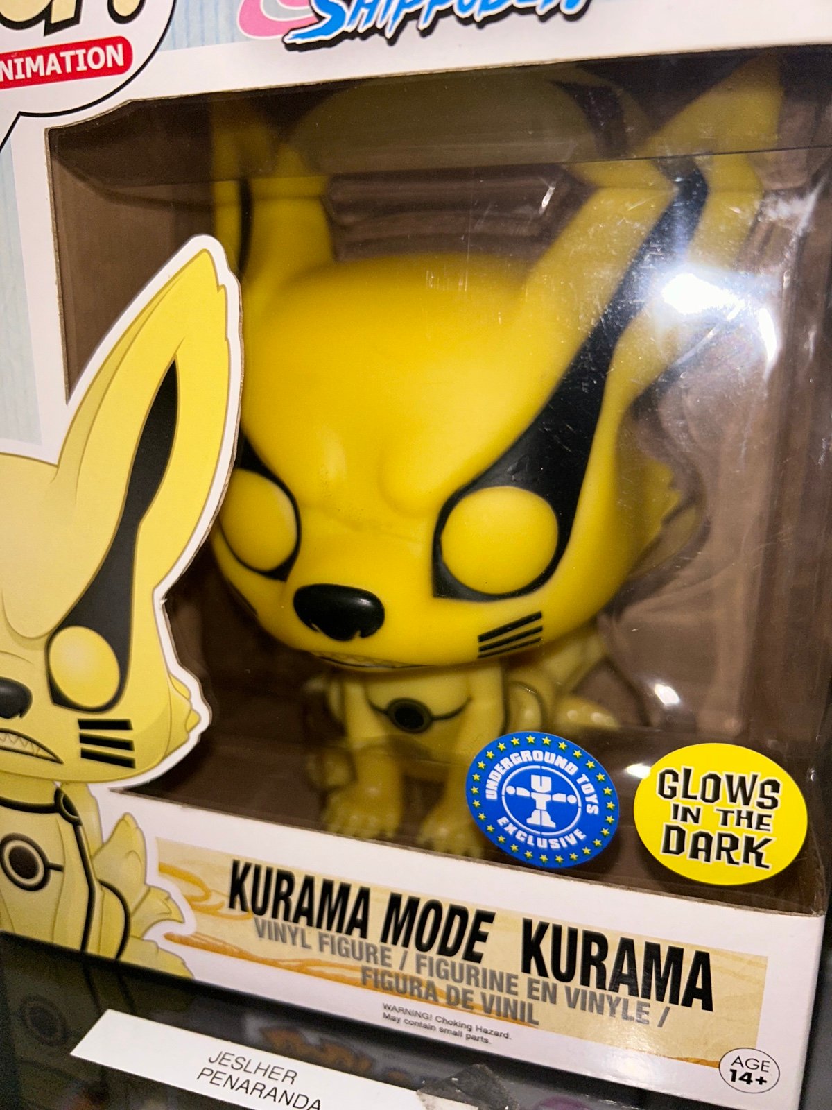 kurama Mode kurama Glow Funko Pop