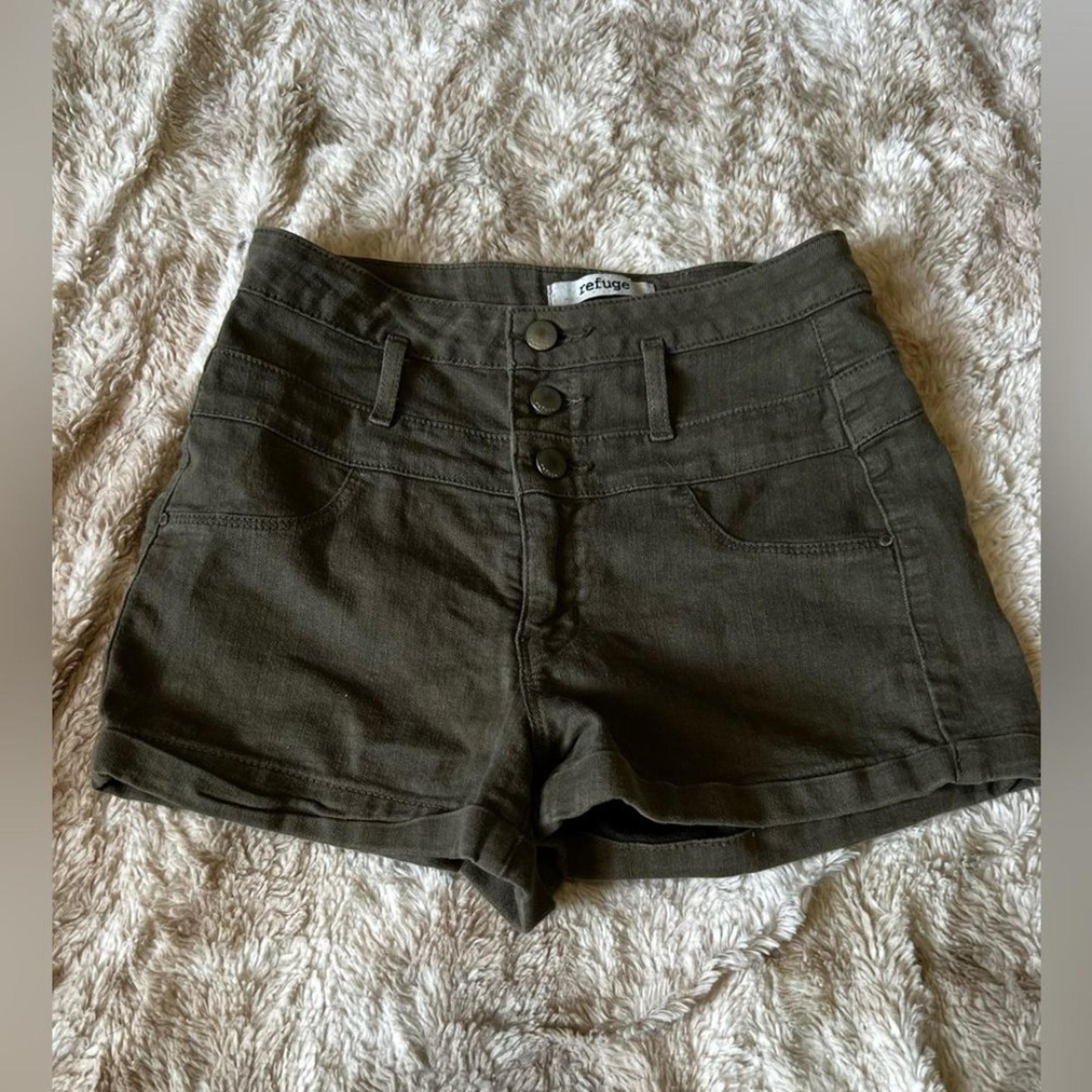 Refuge High Waisted Denim Shorts