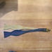 Countess Mara navy blue gold polka dots 100% silk bow reversible adjustable
