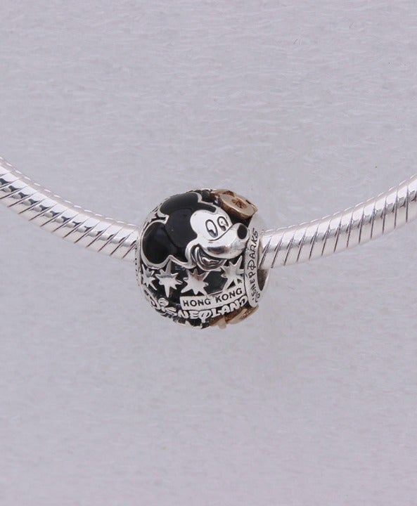 New PANDORA Disney Mickey Mouse 15th Anniversary Charm Bead