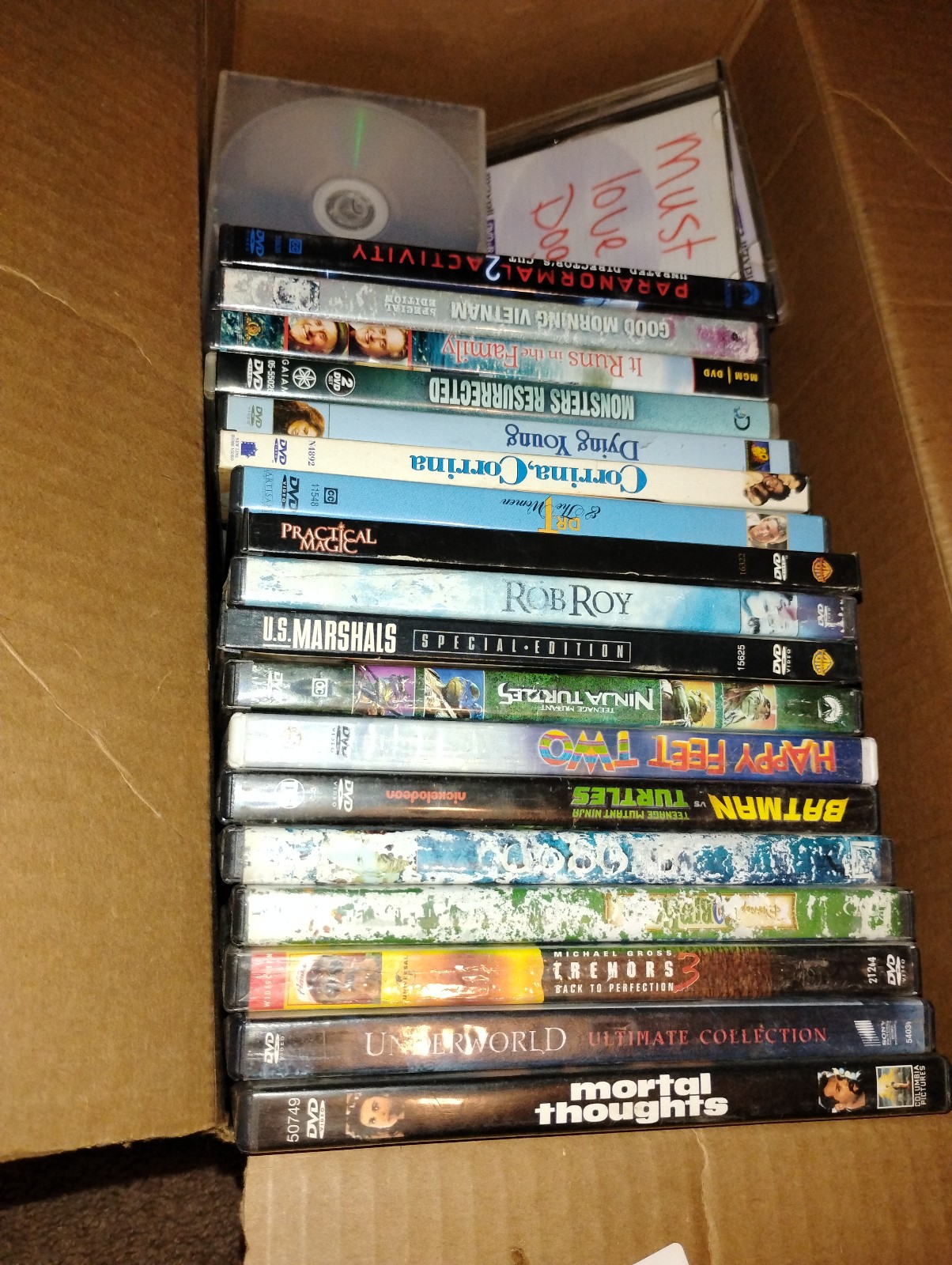 DVDS OVER 100