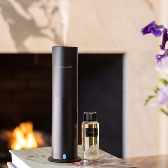 Mini360 SL Silver OR Black Waterless Oil Diffuser W/Remote Control Aroma360 NEW