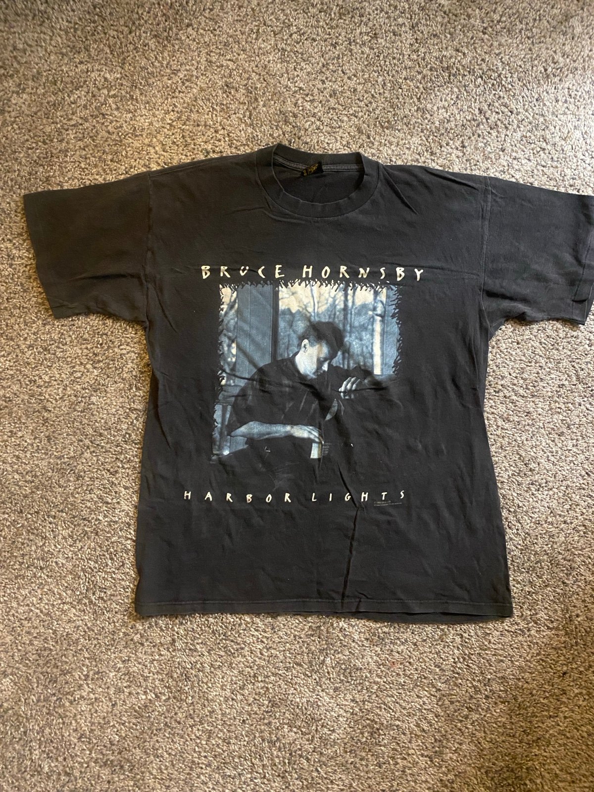 Vintage Bruce 1993 Hornsby Harbor Lights Tour T-shirt size XL