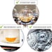 Glass Teapot Set with 4 Double Wall Teacups & Removable Stainless Steel Infuser