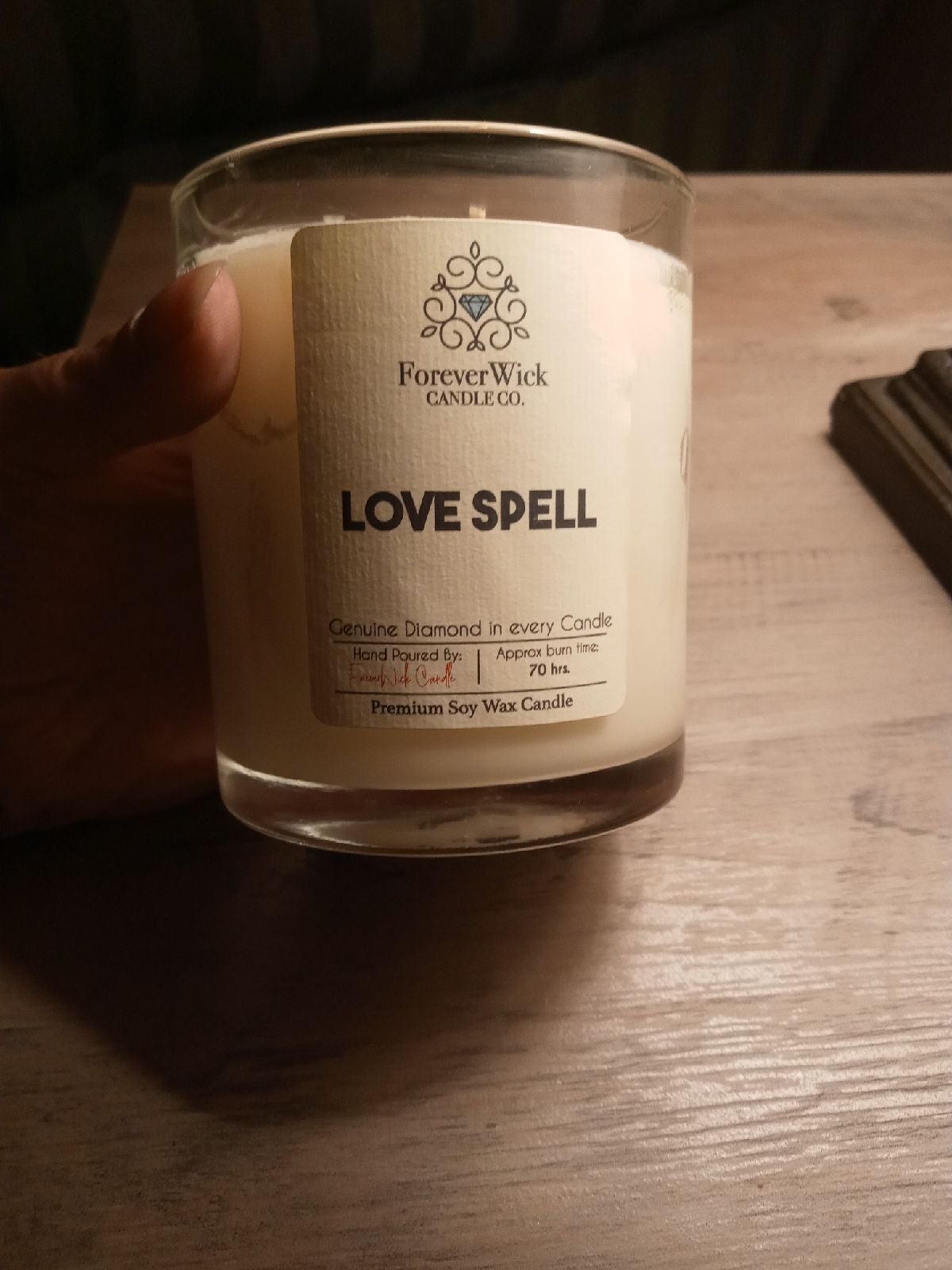 Forever Wick Diamond Candle!!!