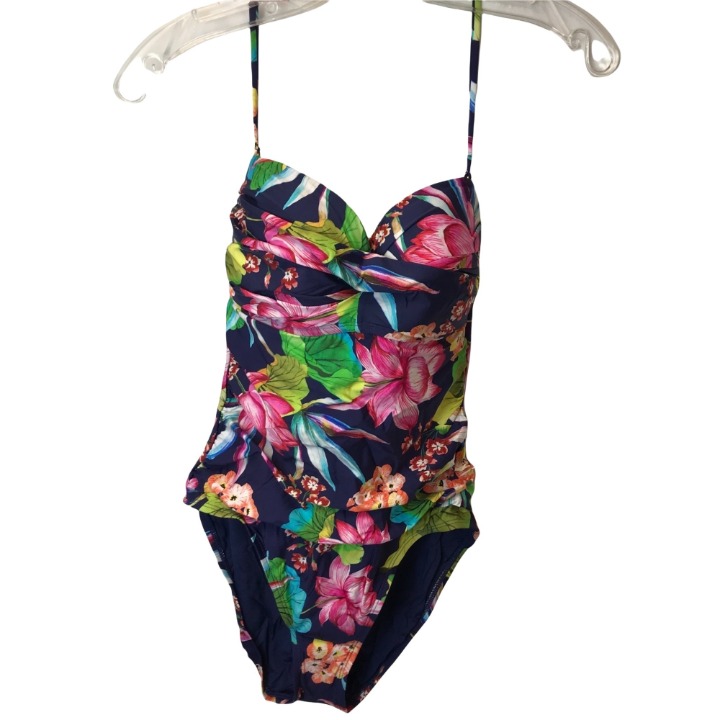 La Blanca Women's Bandeau One Piece Swimsuit (Size 8)