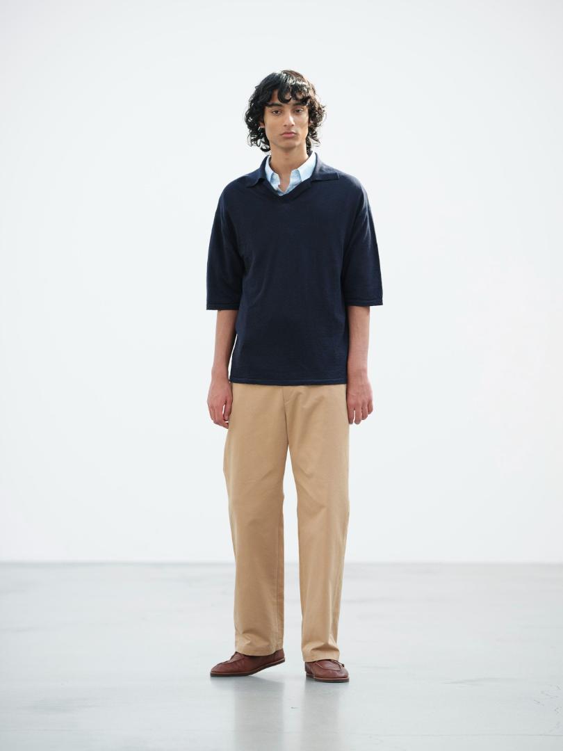 【18％OFF】 3 chinos - BELT CHINO FINX WASHED AURALEE 25ss New パンツ
